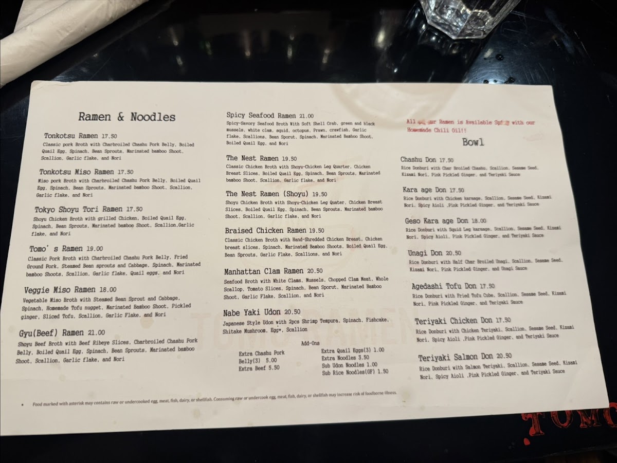 Menu Tomo Ramen And Izakaya-2